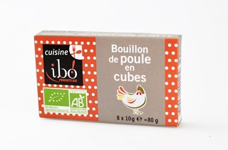 Ibo! Bouillon de poule cube bio 66g - 3953